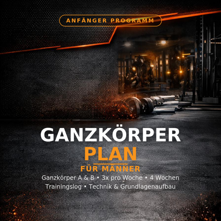 Ganzkörber Anfänger Mann